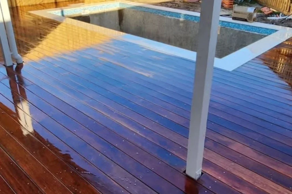 Installing a new pool deck