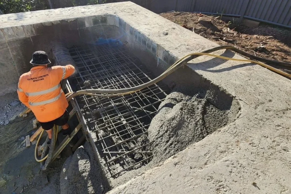 Structural repairs during a pool renovation